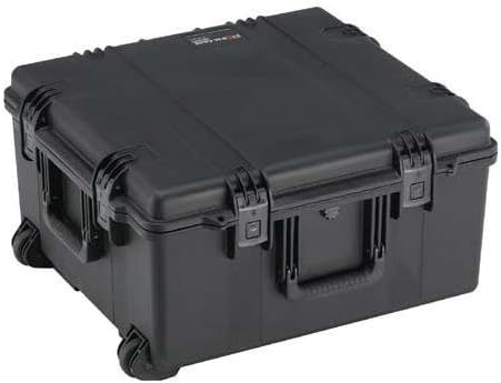 Pelican iM2875 Case with Wheels, Watertight, Padlockable Case, with Padded Divider Interior, Black