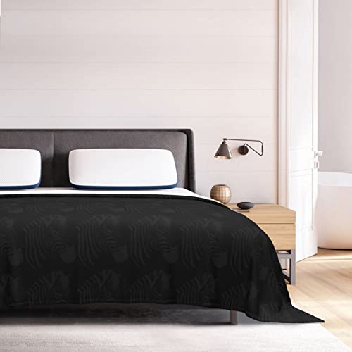 Zebra Print Throw Blankets Super Soft Fuzzy Plush Blanket For Sofa, Bed, Camping,Travel Plush Blankets For All Season 80"X60" #TOP6