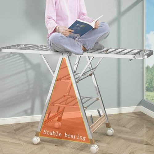 Étendoir à linge trépied idéal pour balcon et petits espaces - 2