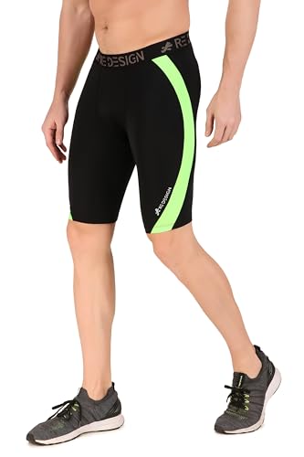 Image of ReDesign Apparels Nylon Compression Shorts Tights for Multi Sports (Color Options)