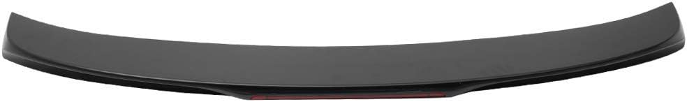 IKON MOTORSPORTS, Trunk Spoiler Compatible with 2014-2019 Toyota Corolla, Factory Style Painted #587, KG4 Dorado Gold Pearl ABS Rear Trunk Lid Spoiler Wing Lip with 3rd Brake LED Light