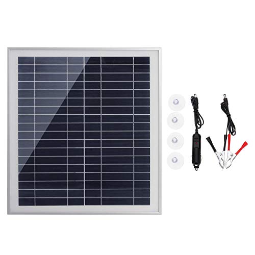 BALALA BIAN Generator Accessories Portable 25W Solar Panel Kit DC USB Charging Double USB Port Suction Cups Camping Traveling Electrical Equipment