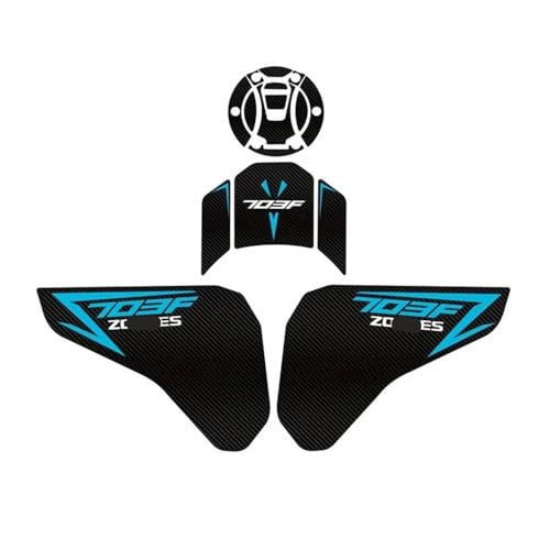 Autocollants réservoir moto antidérapants 703F 2024 contre les rayures