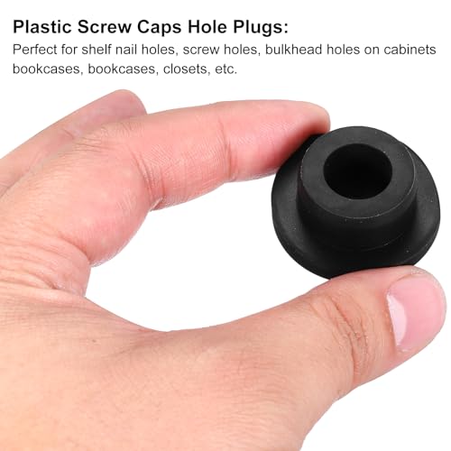 Image of MECCANIXITY 4pcs T-Shaped Silicone Plugs 26mm 1 Inch Dia Snap in Plug Hole Seal Cover Round Rubber Stopper for Kitchen Rubber Bulkheads Waterproof Sealing Plugs Black