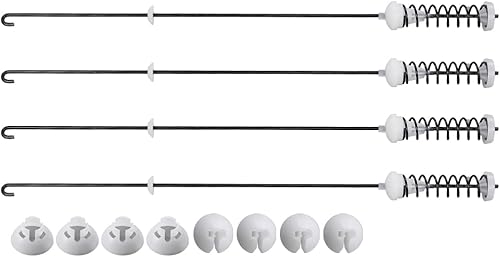 PIT66 W10780048 - Juego de varillas de suspensión para lavadora, compatible con Whirlpool, Maytag, Kitchenaid, Jenn-Air, Amana, Magic Chef,