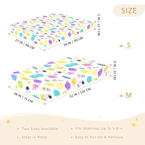 Draps de berceau en coton doux évitant les irritations de bébé - 5