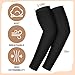Panitay 12 Pairs Eczema Sleeve for Adult Eczema Psoriasis Arm Leg Sleeve for Women Men UV Protection Leg and Arm Wrap for Itch Relief Sports