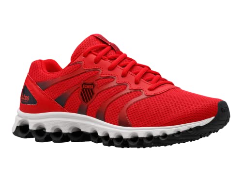 Image of K-Swiss Men's Tubes Comfort 200 Training Shoe Cross Trainer, Red /Black /White, 12