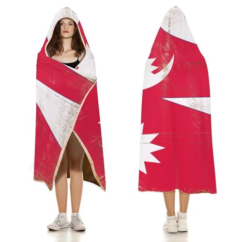 Plaid à capuche Népal pour des soirées cocooning chaleureuses à la maison