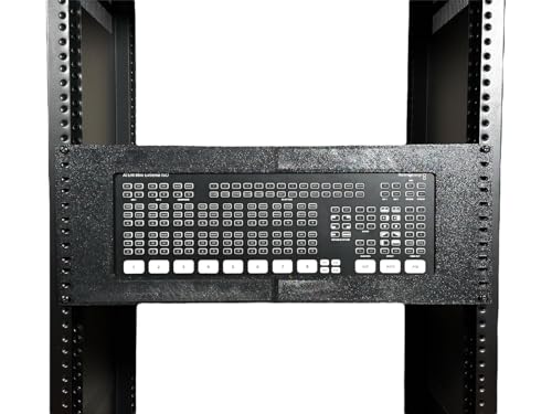 Iron Prints Rack Mount Kit for Blackmagic ATEM Mini Extreme & SDI 19“ Durable Brackets for Studio Equipment, Cable Management, and Organized Rack Setup