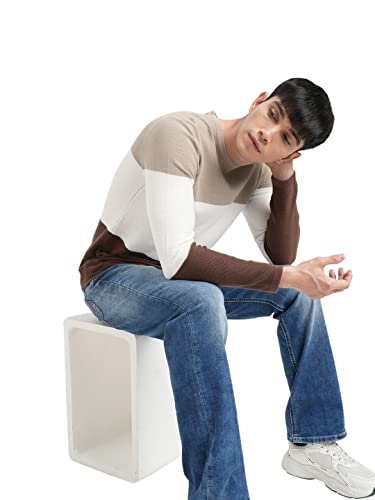 Image of JACK & JONES Men Cotton Casual Pullover Sweater