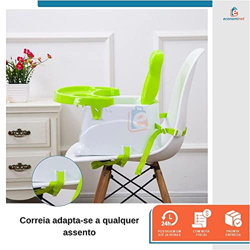 Cadeira Booster Alimentação Ursinho Baby Style Cor:Verde