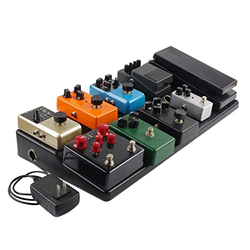 Dynwave Universal portátil fácil de resistente durável estável placa de pedal de efeito de guitarra