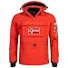 Produktbild Geographical Norway Herren Softshell Funktions Outdoor Jacke wasserabweisend im Bundle mit urbandreamz Beanie (L, Terreaux Red)