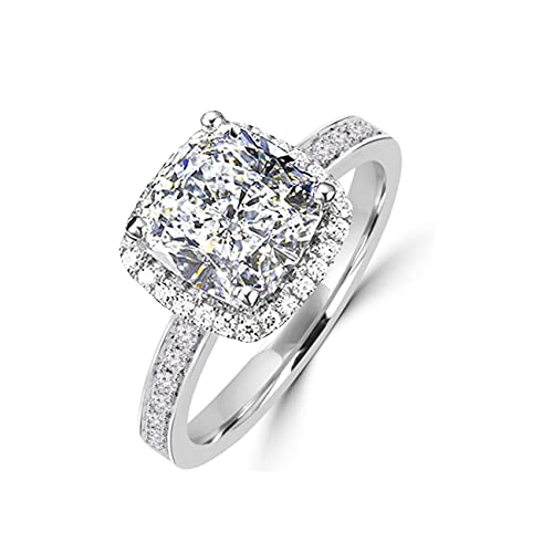 Argent sterling et zircone cubique plaqué platine le cadeau mémorable pour célébrer l'amour
