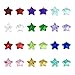 PARAOR 144PCS 5mm Crystal Heart Star Round 12 Months Birthstones Charms for Floating Bracelets Living Memory Lockets DIY Pendant Necklace Jewelry Accessories Craft Projects