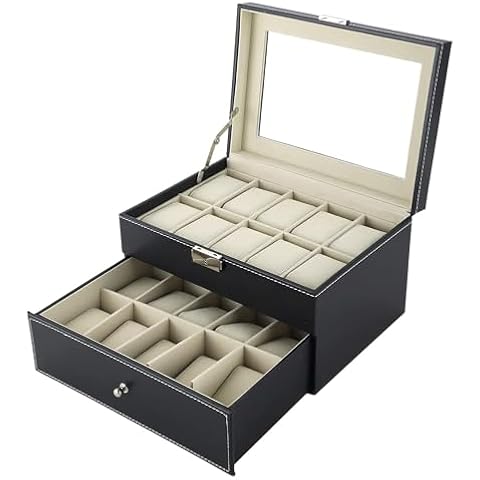 ZiaWorld Watch Storage Box with Cushions Cover
