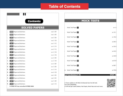 Image of Target VITEEE 2026 - 19 Previous Year-wise (2025 - 2006) Solved Papers with 10 Mock Tests Series 15th Edition | Physics, Chemistry, Mathematics, English & Aptitude 3580 PYQs