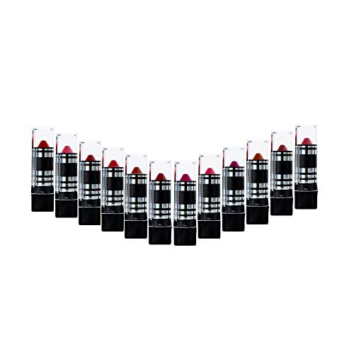 Wacky Mr. Harry Johnson Dura Color Lipsticks Set for Bachelorette Party Gag Gift Favor (Set of 12 Lipsticks)