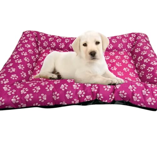 Cama Pet Tamanho G - Fêmea Rosa - 70 x 58 cm - Colchonete Macio Para Cachorro ou Gato Caminha Pet La