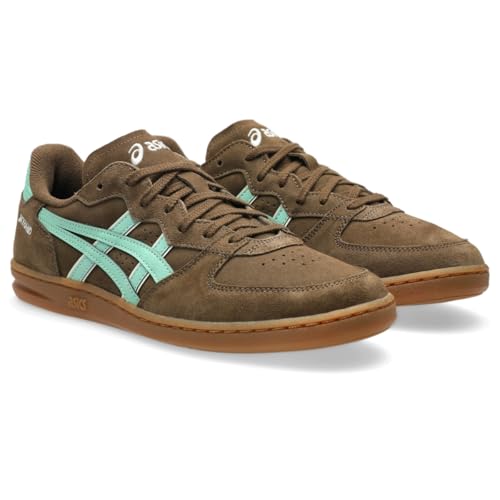 Image of ASICS Unisex SKYHAND OG Sportstyle Shoes, 11.5M / 13W, Brown Storm /ICE Green
