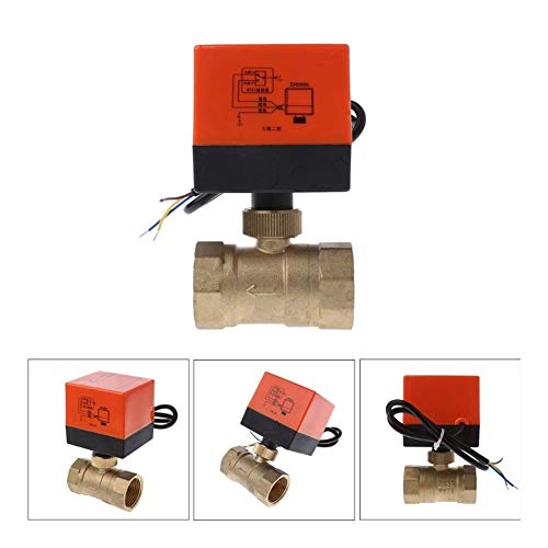 Válvula de bola motorizada DN20 de 220V para regular el flujo de agua eficiente 3