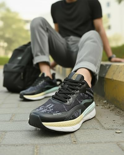 Image of Bacca Bucci Ikatron - Men's Athleisure Sports Shoes with Dual-Density Sole