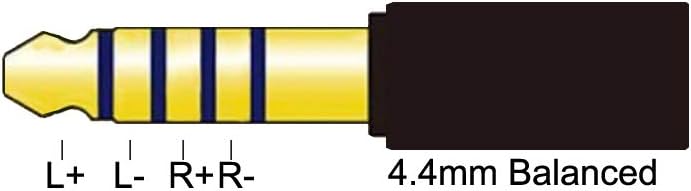 Youkamoo 4.4mm Replacement Cable Compatible with Hifiman HE400S HE-400i HE560 HE350 HE1000 V2 (Dual 2.5mm Male Version) Headphones