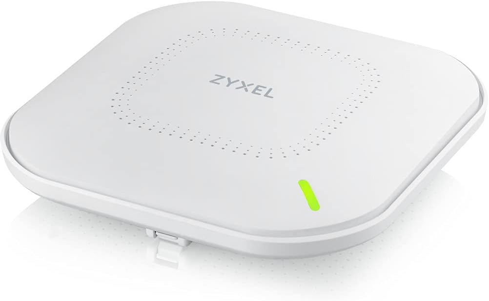 Zyxel AX1800 Wireless Access Point, angled view