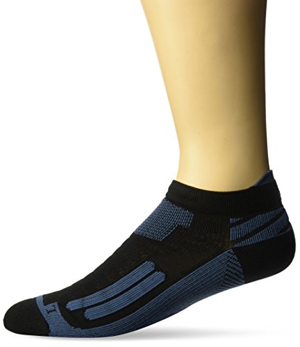 ASICS Nimbus - Pestaña, color negro y azul oscuro, pequeño