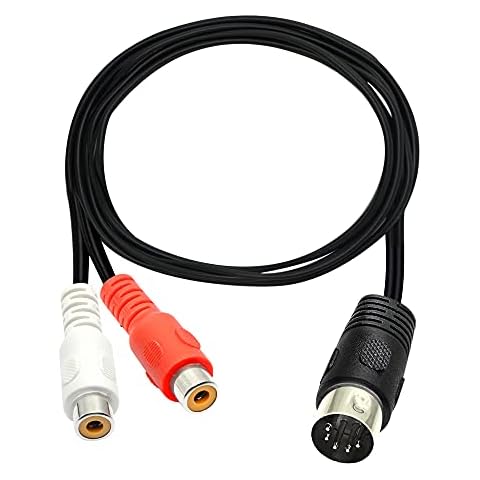 PNGKNYOCN 5 Pin Din to RCA Audio Cable Cover