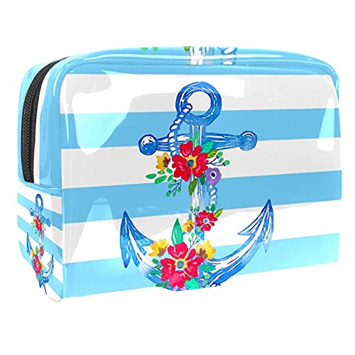 Vanity spacieux et étanche avec motifs oiseaux pour maquillage femme
