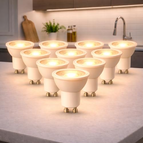 Kit 10 Lampada Led MR11 MR16 ou AR111 Branco Quente Neutro ou Frio GU10 Bivolt Branco Alut By Avant (Branco Quente 3000K, MR16 4,8W)