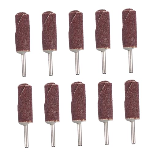 Uonlytech 10pcs Sandpaper Discs Flap Wheel Grinder Discs for Flap Sander Sandpaper Rod Grinder