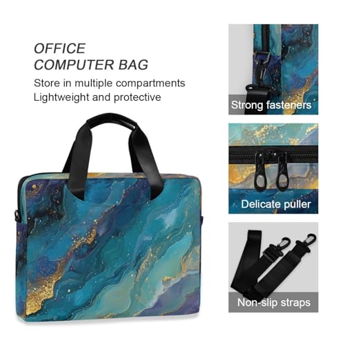 Bolso mensajero para laptop 13-16 Pulgadas con múltiples bolsillos miniatura 6