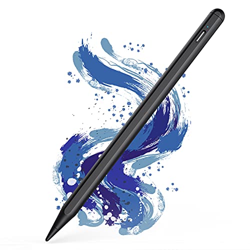 Stylus Pencil for iPad 9th Generation with Tilt Sensitive Magnetic Design Compatible with 2018 and Later Model iPad 8/7/6th Gen,iPad Pro 11/12.9 Inch,iPad Mini 5th/6th Gen,iPad Air 3rd/4th Gen (Black)