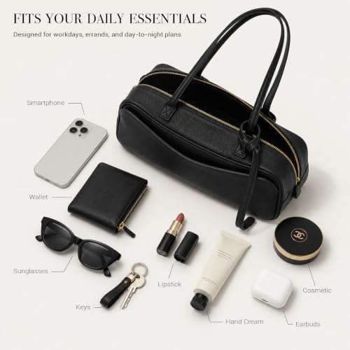East West Shoulder Bag Top-Grain Leather
