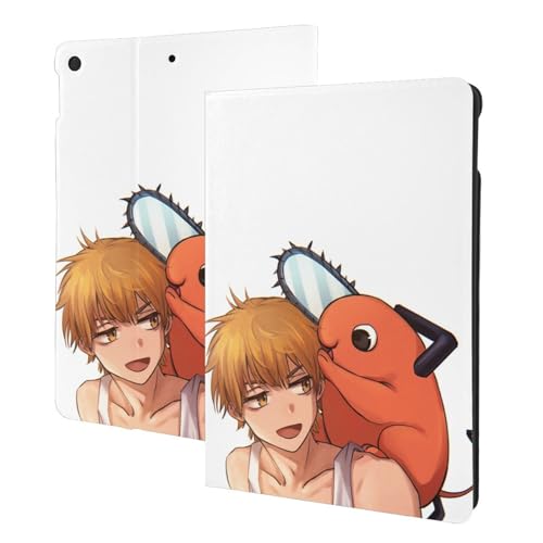 Compatible with チェンソーマン iPad 第10世代 ケース (2022年) タブレットケース iPad 10.9 ケース iPad 10.9インチ iPad 10.9 カバー 10世代ケース PUレザー スマートカバー オートスリープ機能