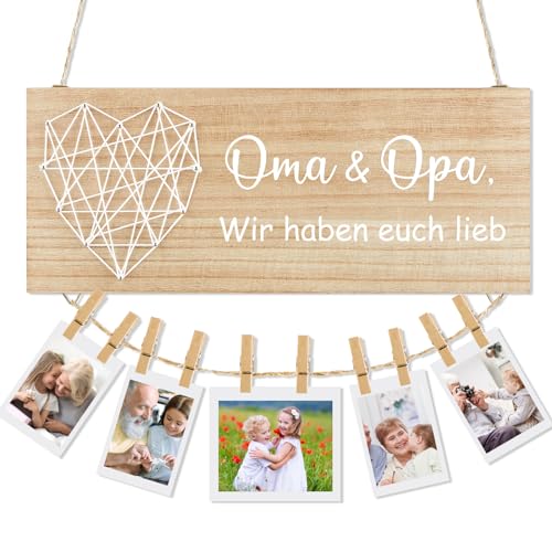 Geschenk Für Oma I Geschenkidee Muttertag I Personalisierter Bilderrahmen Für Oma I Geschenkidee I Geburtstag I Weihnachtsgeschenk