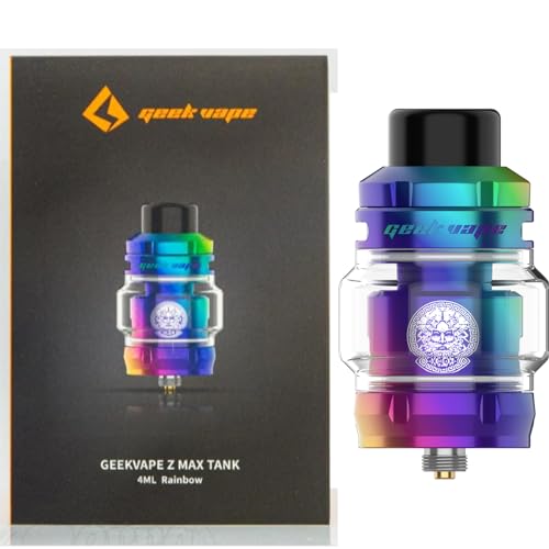 GEEKVAPE Z Max Tank | GeekVape Z Max Sub Ohm Tank Atomizer 4ML + 810 Drip Tip with M Coil Fit Aegis Legend 2 Mod /L200 Classic Mod No Nicotine