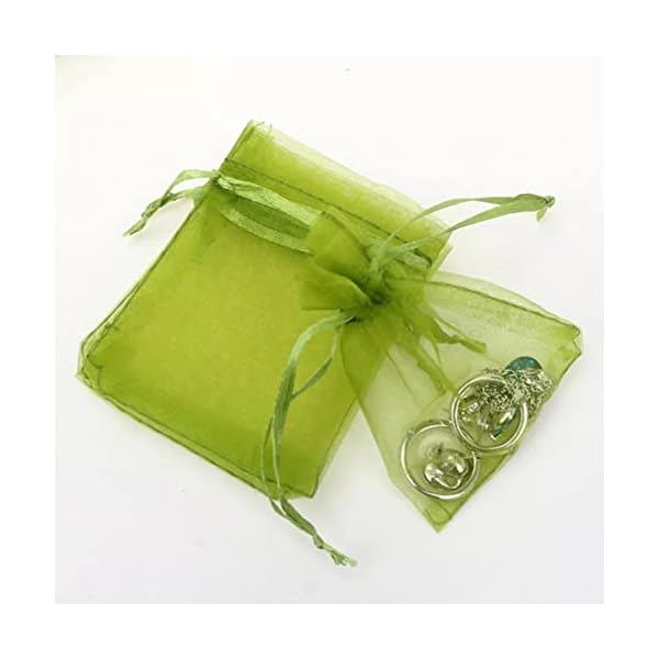 Swastikart - 8X10 CMs - 25 Pcs. Plain Organza Shagun Imported Potli Bags I Diwali Coin Storing Pouch I Corporate Gift (Multi Colour) - Image 4