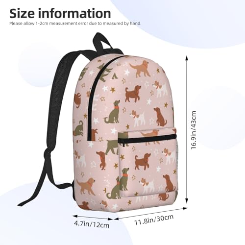 Dachshund Dog Pattern Laptop Backpacks for Men Women Business Hiking Travel Work4