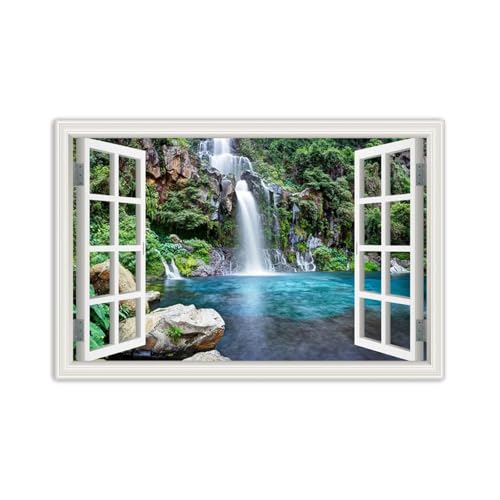 Image sur toile nature et petite cascade pour créer un havre de paix intérieur