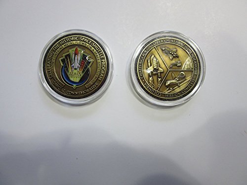 NASA Flown Metal Space Shuttle Program Medallion
