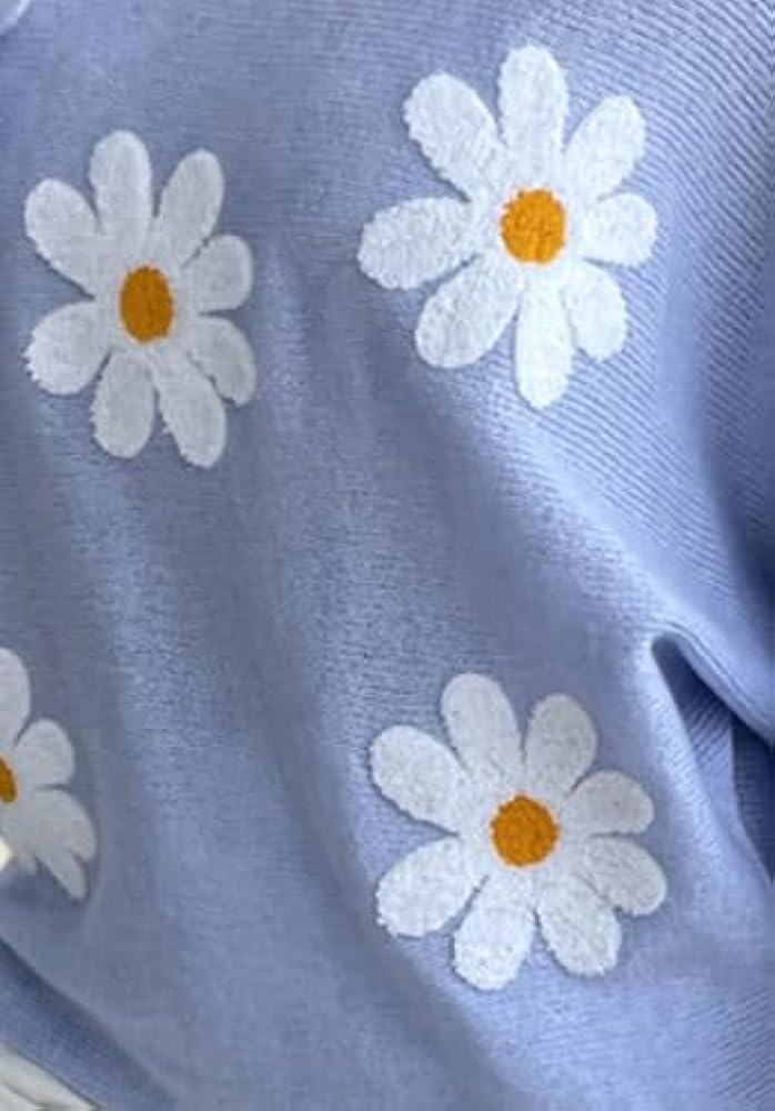Amazon.com: Casual Sweaters for Women Flower Embroidered Amazon.com: Casual Sweaters for Women Flower Embroidered