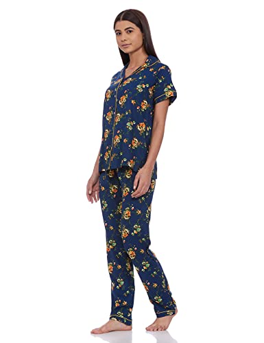 Image of Longies Women's Rayon Pyjama Night Suit Regular