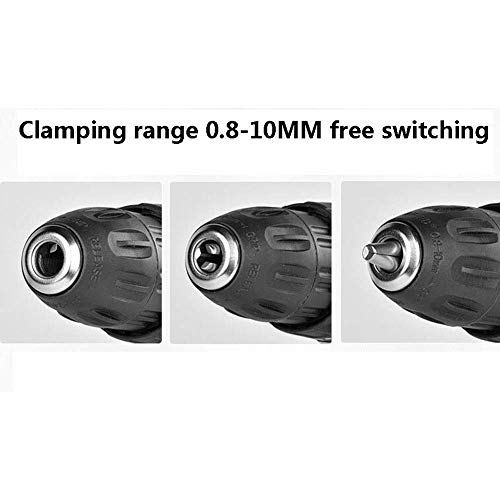 Samnuerly 25 Drehmomenteinstellungen 48TV Elektro-Bohrschrauber Akku-Lithium-Ionen-Kombi-Bohrschrauber Elektroschrauber-Set LED-Beleuchtung für Heimwerker- und Heimwerkerprojekte – Bild 8