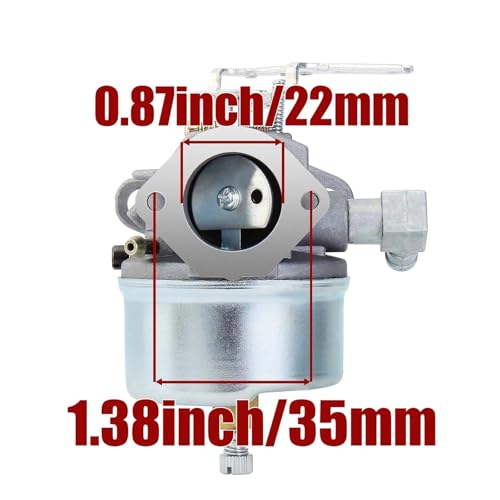Carburador para moto Tecumseh 640299 ajustable de alta resistencia para motores pequeños 6