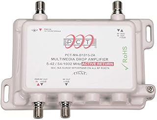 2 Port HDTV Amplifier for Cable TV Antenna Signal Booster CATV Multimedia Drop