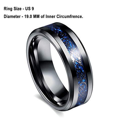 Stainless Steel Dragon Celtic Ring